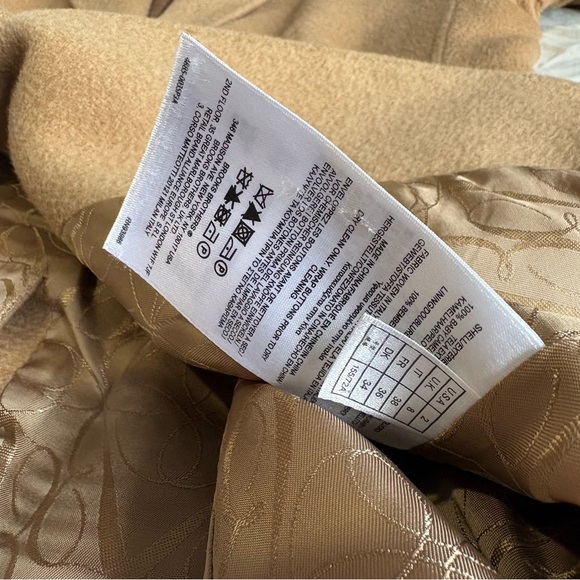 Brooks Brothers camel hair blazer tan 2 button pocket front jacket size 2 - Picture 12 of 16